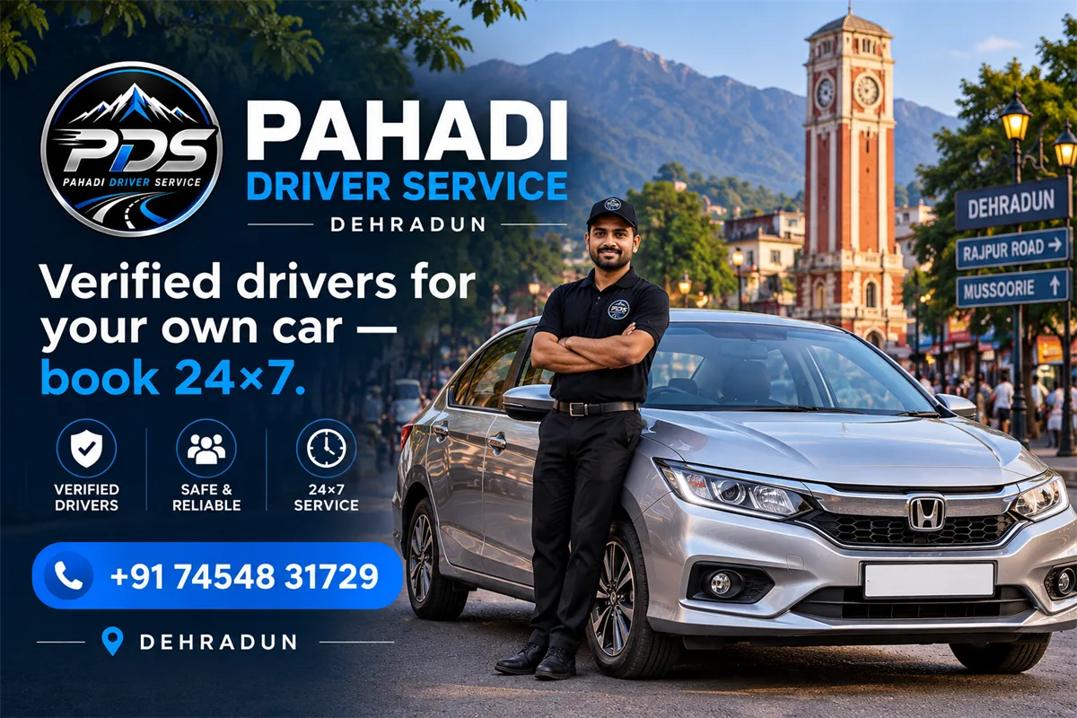 Verified Pahadi drivers for your own car in Dehradun, available 24x7