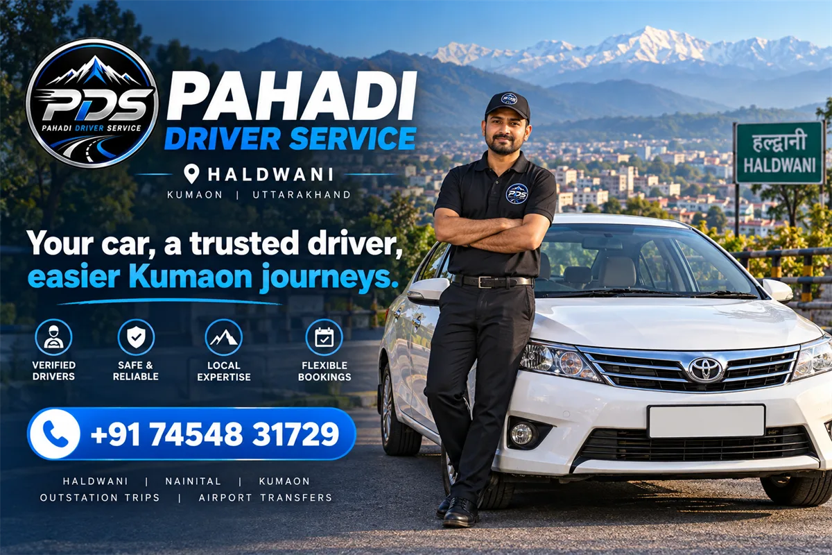 Verified own-car driver service in Haldwani for Kumaon journeys