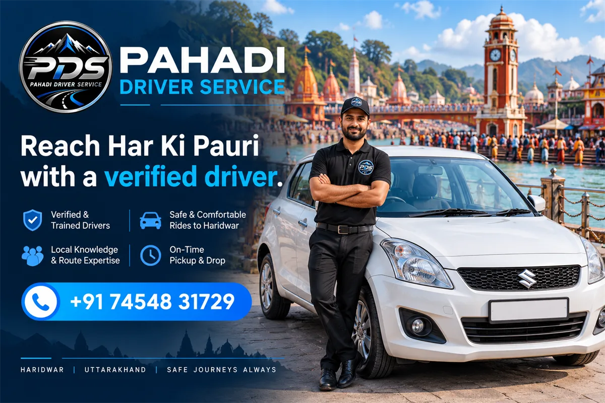 Verified driver service in Haridwar for a comfortable trip to Har Ki Pauri