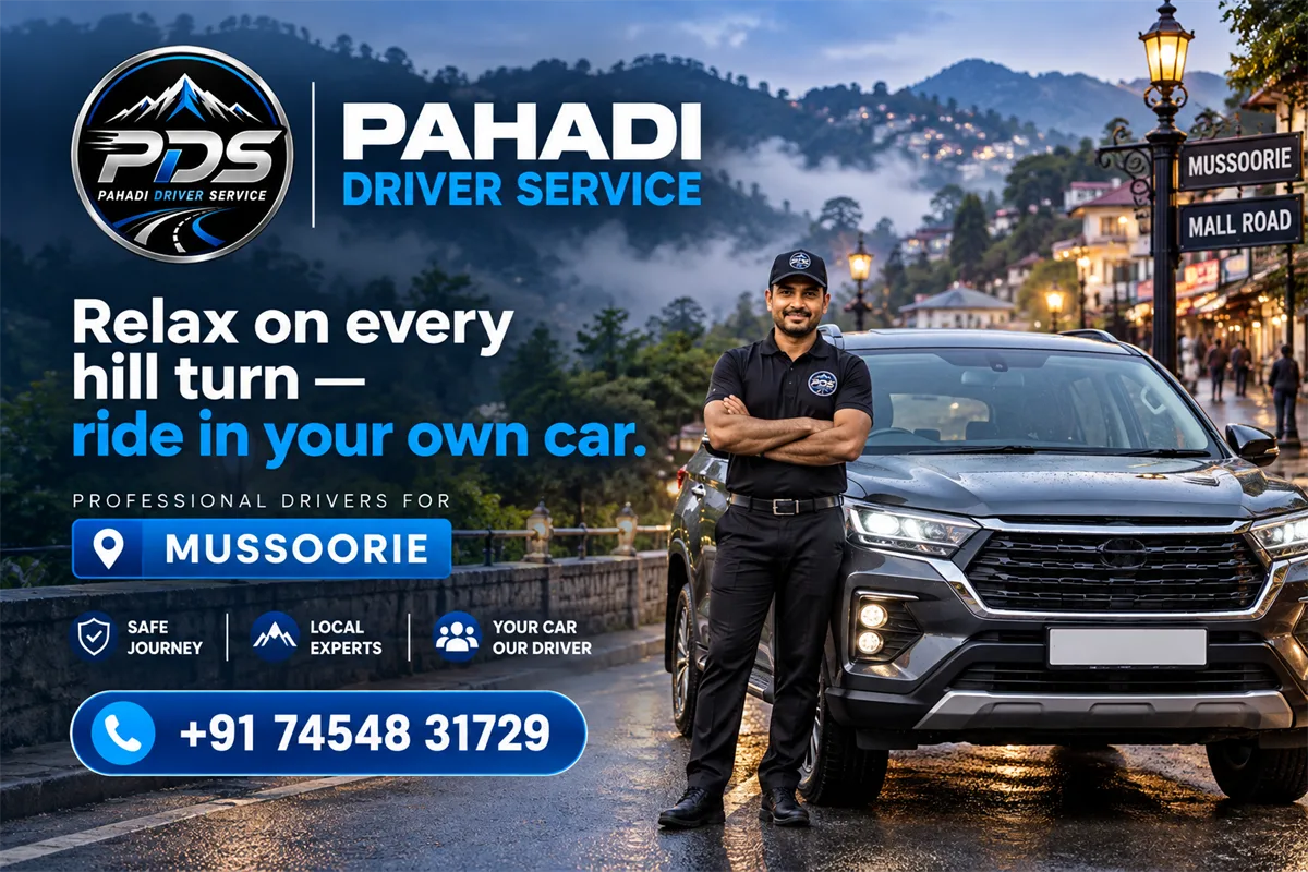 Hill-trained driver in Mussoorie for safer journeys in your own car