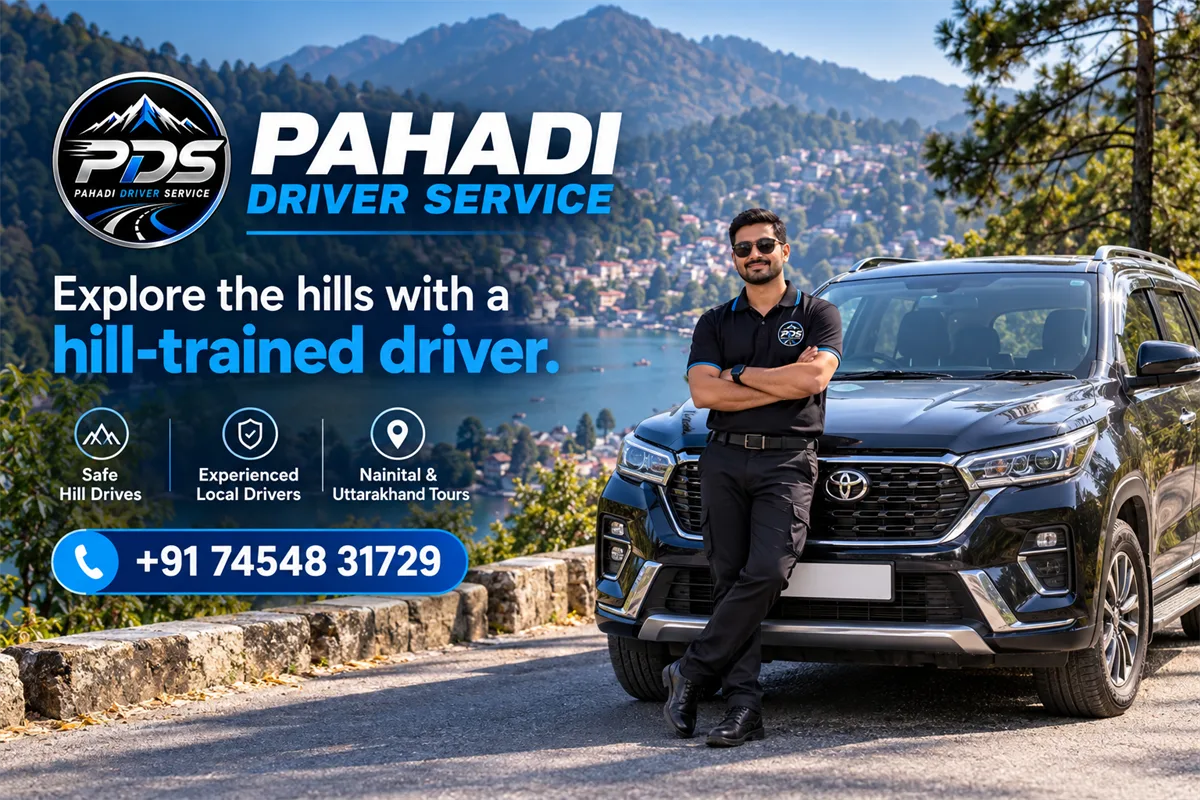 Hill-trained driver service in Nainital for relaxed Uttarakhand journeys