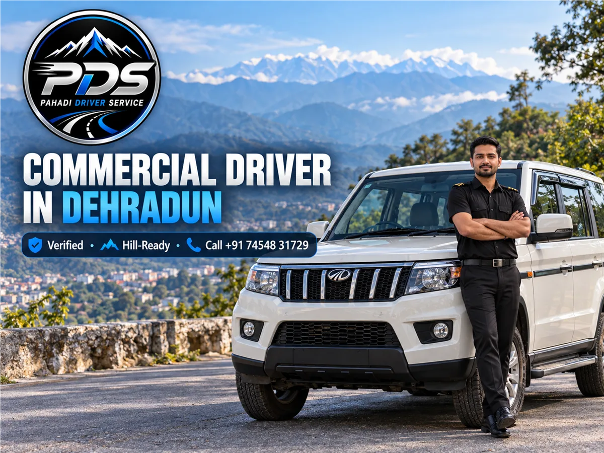 Trusted commercial vehicle driver service in Dehradun for safe local routes