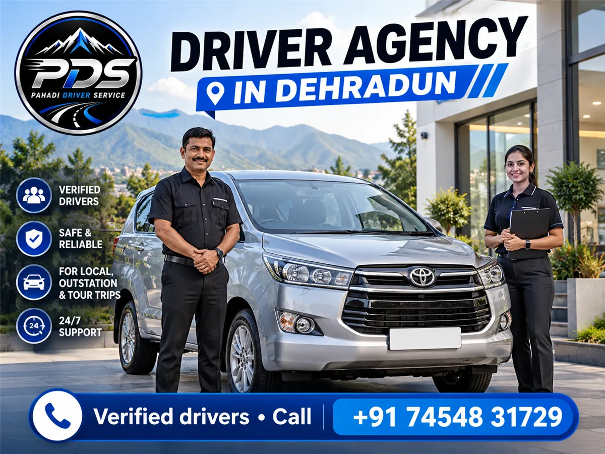Verified driver agency in Dehradun for local, outstation and tour trips