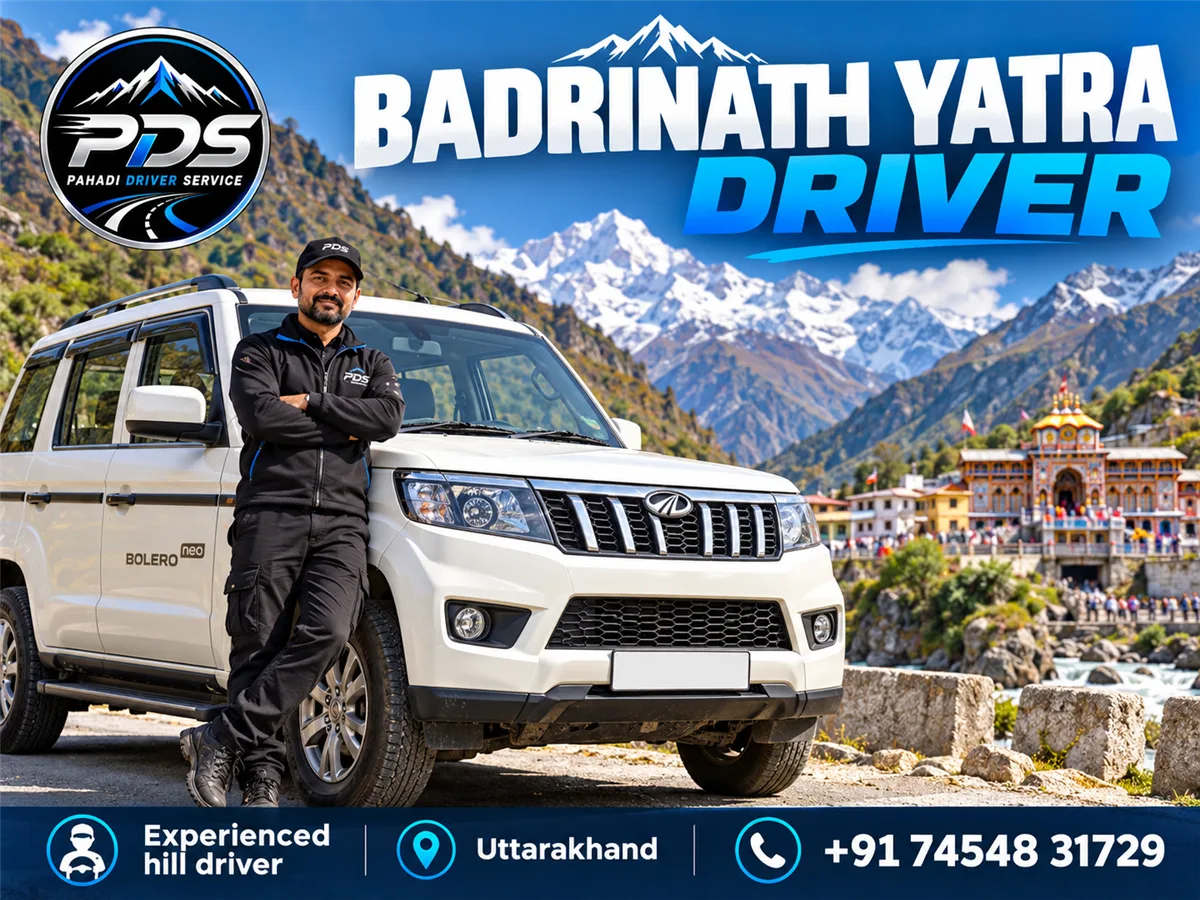 Experienced local driver for a safe Badrinath Yatra through Uttarakhand hills