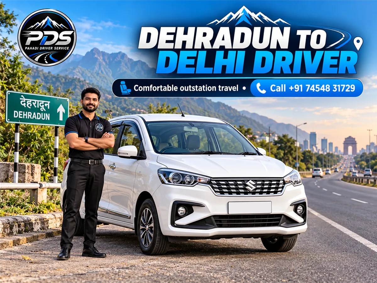 Professional driver for a comfortable Dehradun to Delhi trip