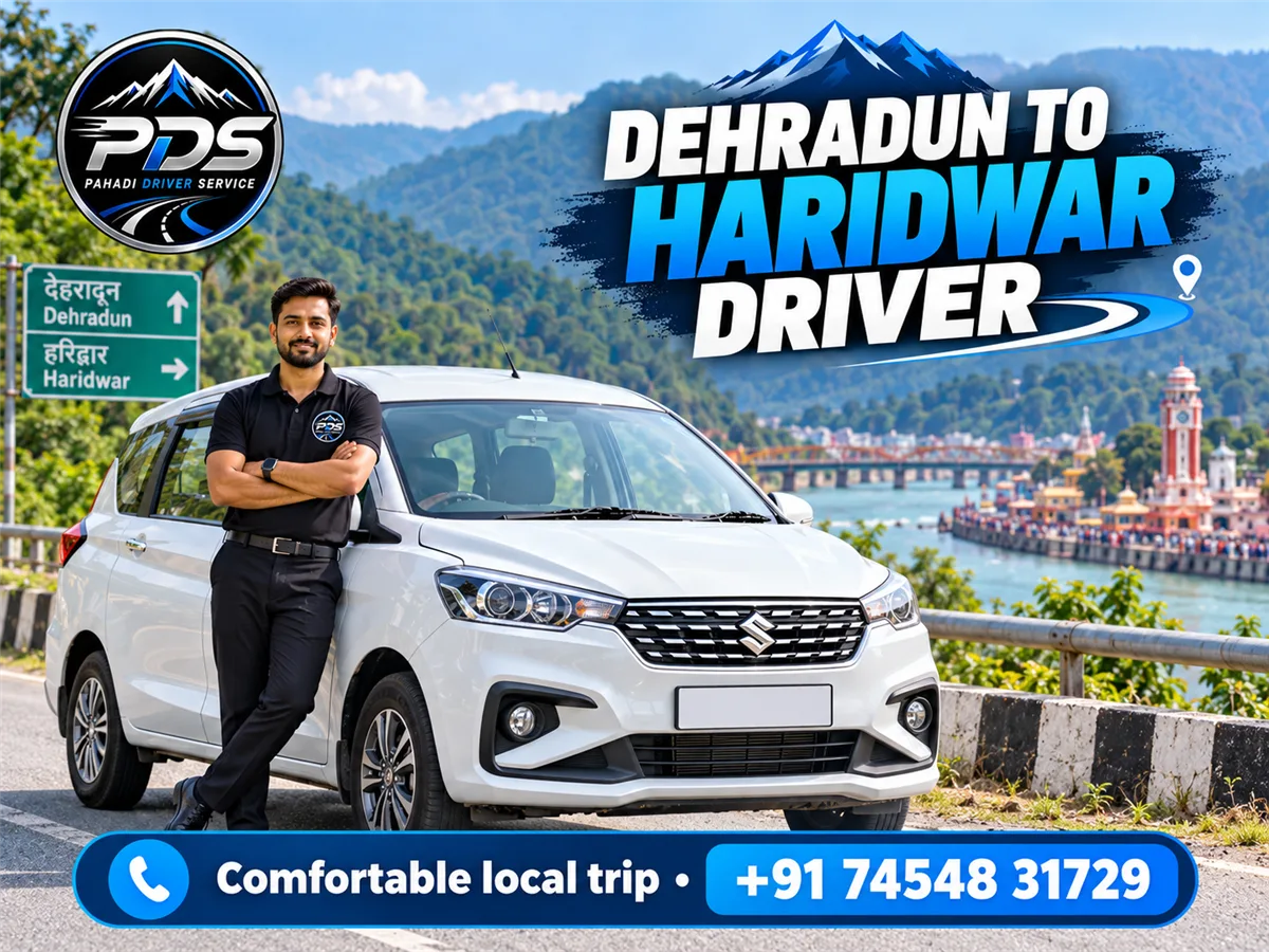 Comfortable driver service from Dehradun to Haridwar