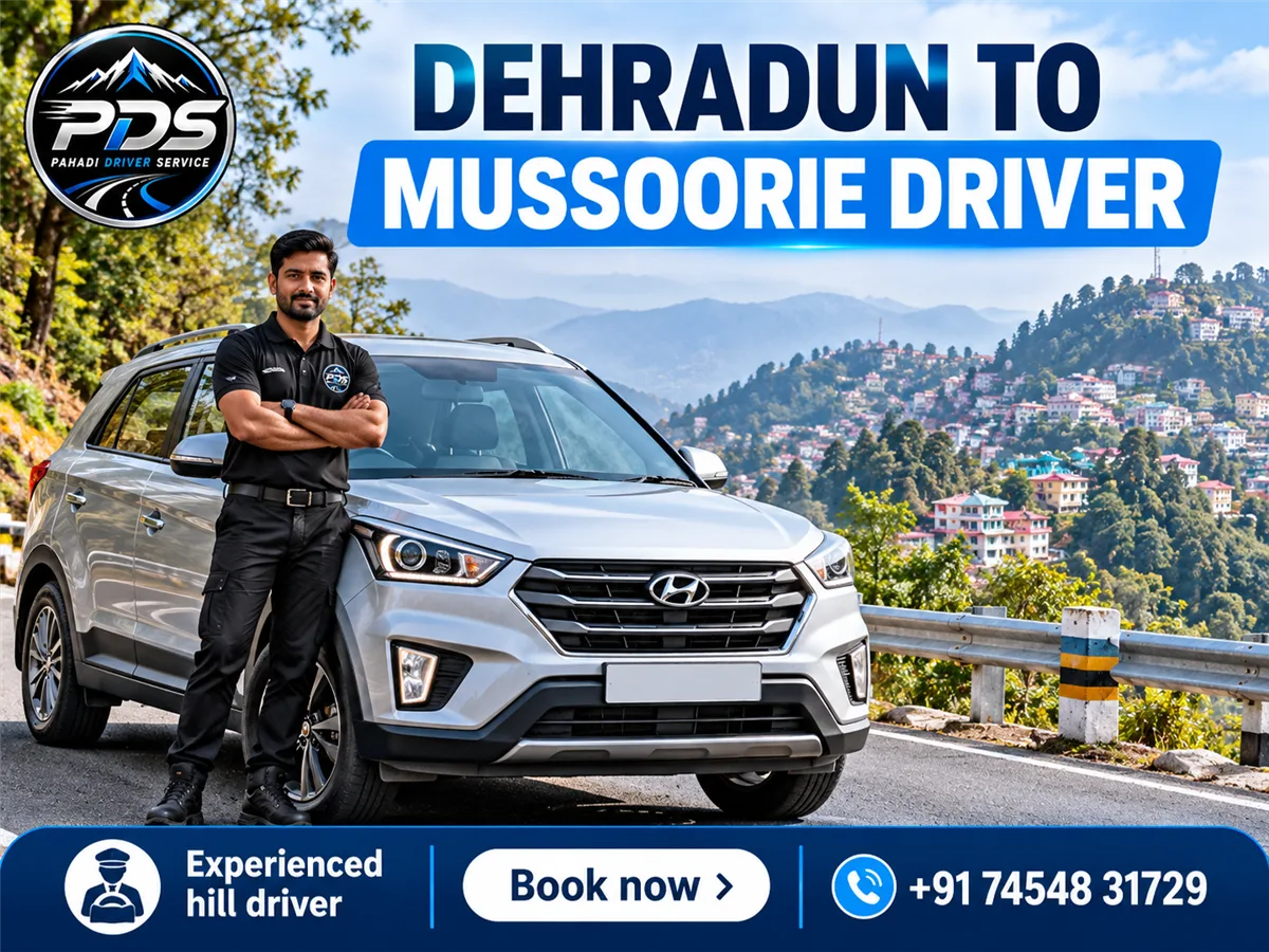 Experienced hill driver for the Dehradun to Mussoorie route