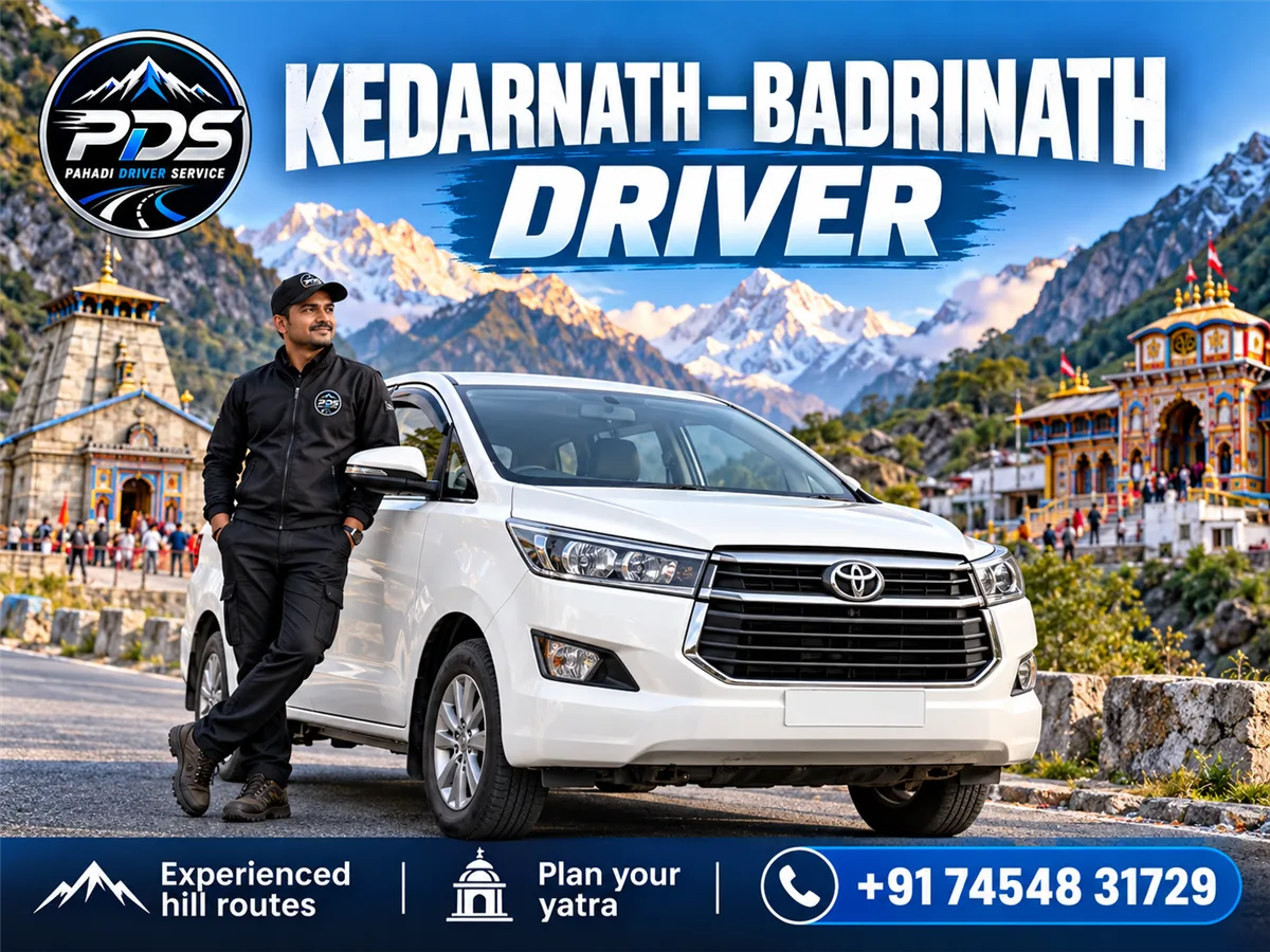 Experienced driver for a Kedarnath and Badrinath trip through Uttarakhand