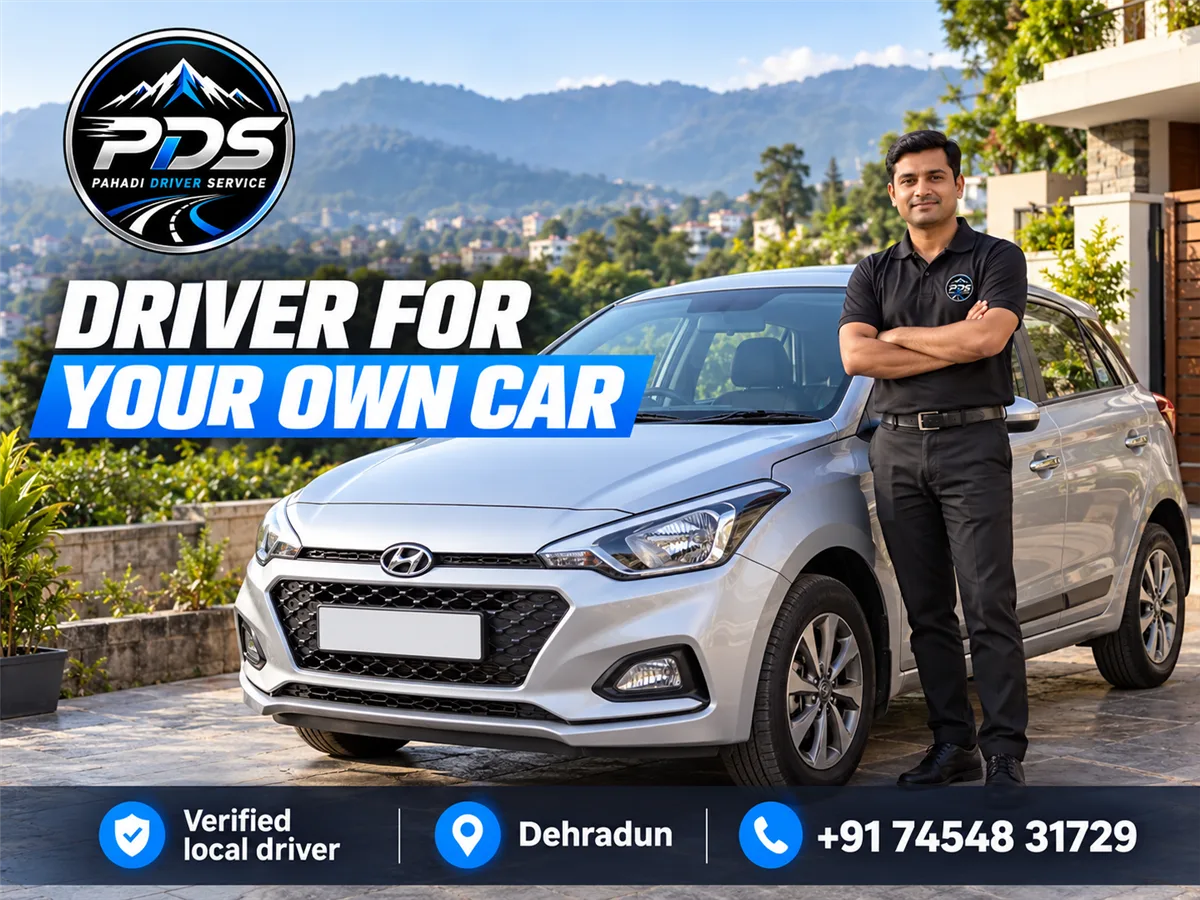 Book a verified Pahadi driver for your own car in Dehradun