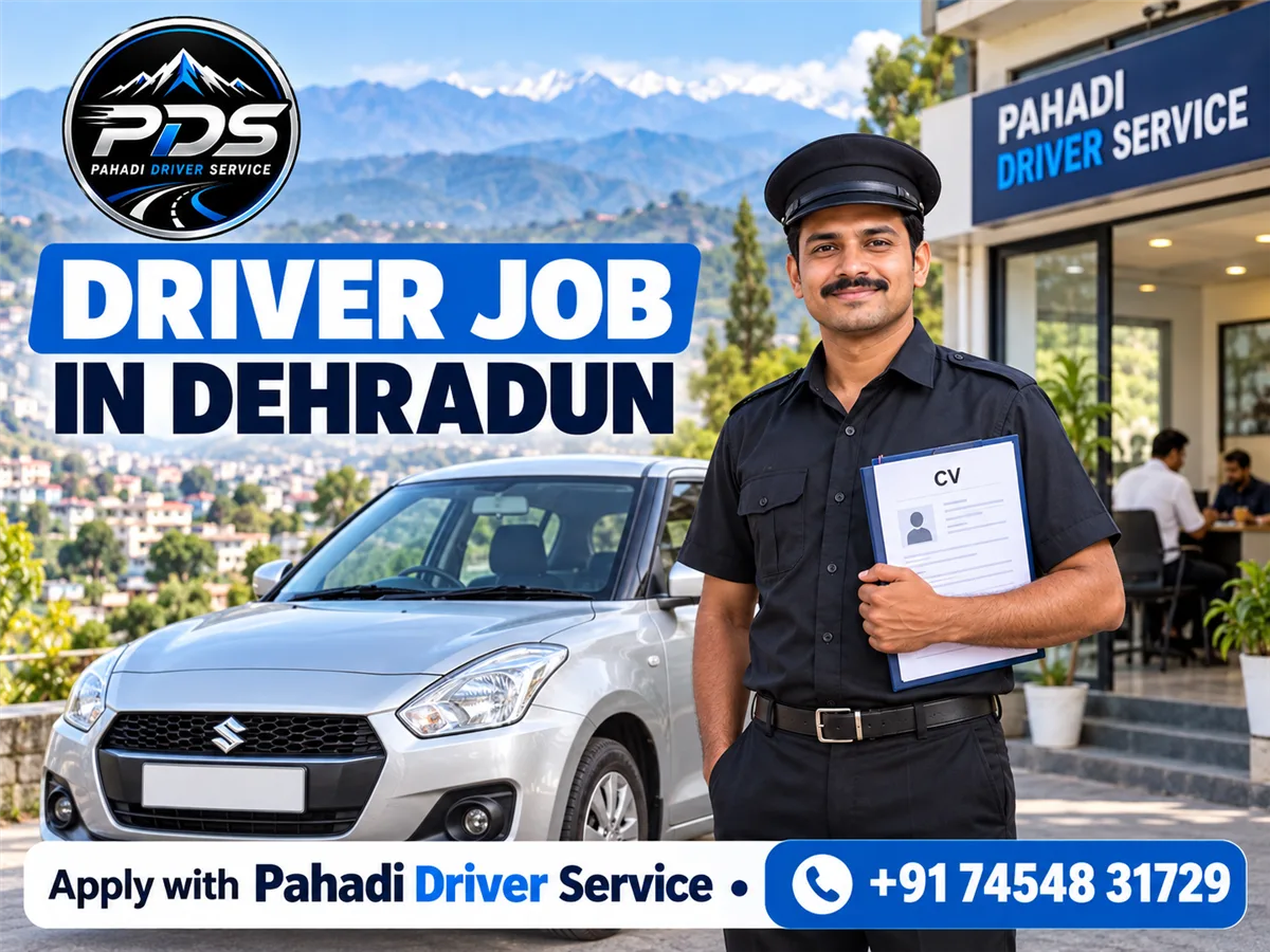 Apply for a driver job in Dehradun with Pahadi Driver Service