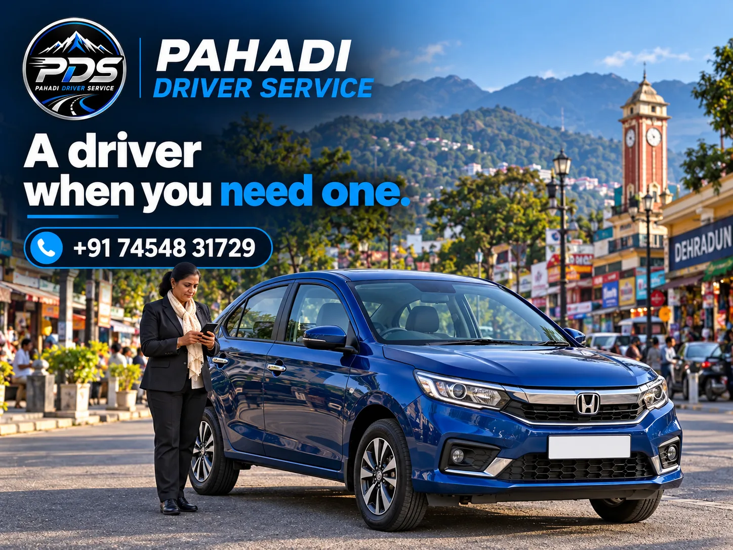 Driver on Rent in Dehradun — Pahadi Driver Service