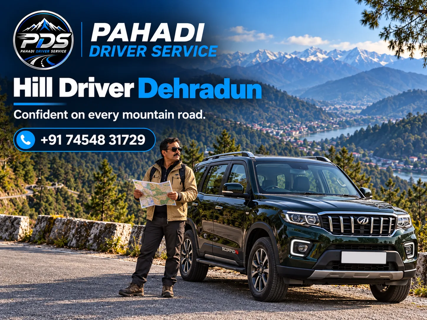 Hill Driver in Dehradun — Experienced on Every Mountain Road — Pahadi Driver Service
