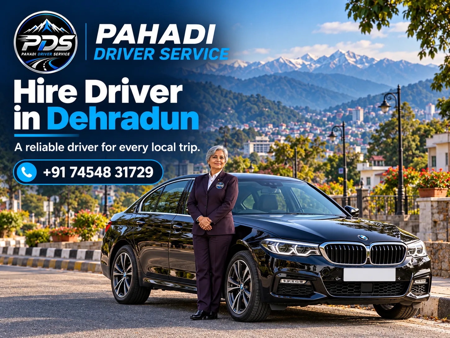 Hire a Driver in Dehradun — Verified, On Call, From ₹1,000 — Pahadi Driver Service