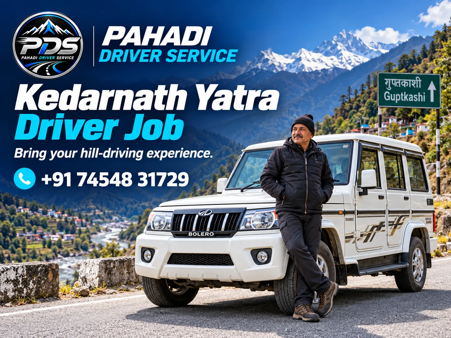 Kedarnath Yatra Driver Job — Pahadi Driver Service