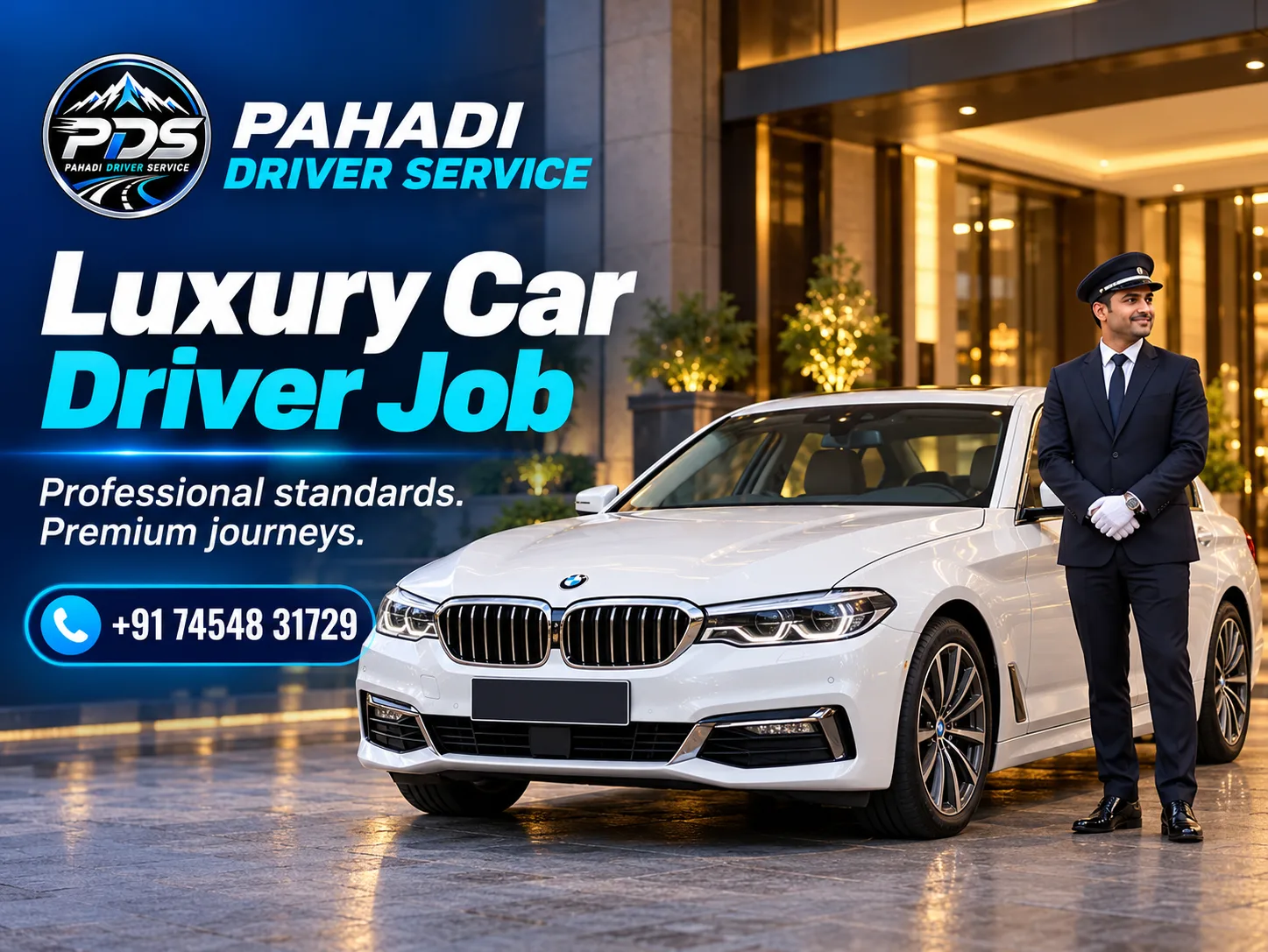 Luxury Car Driver Job in Dehradun — Pahadi Driver Service