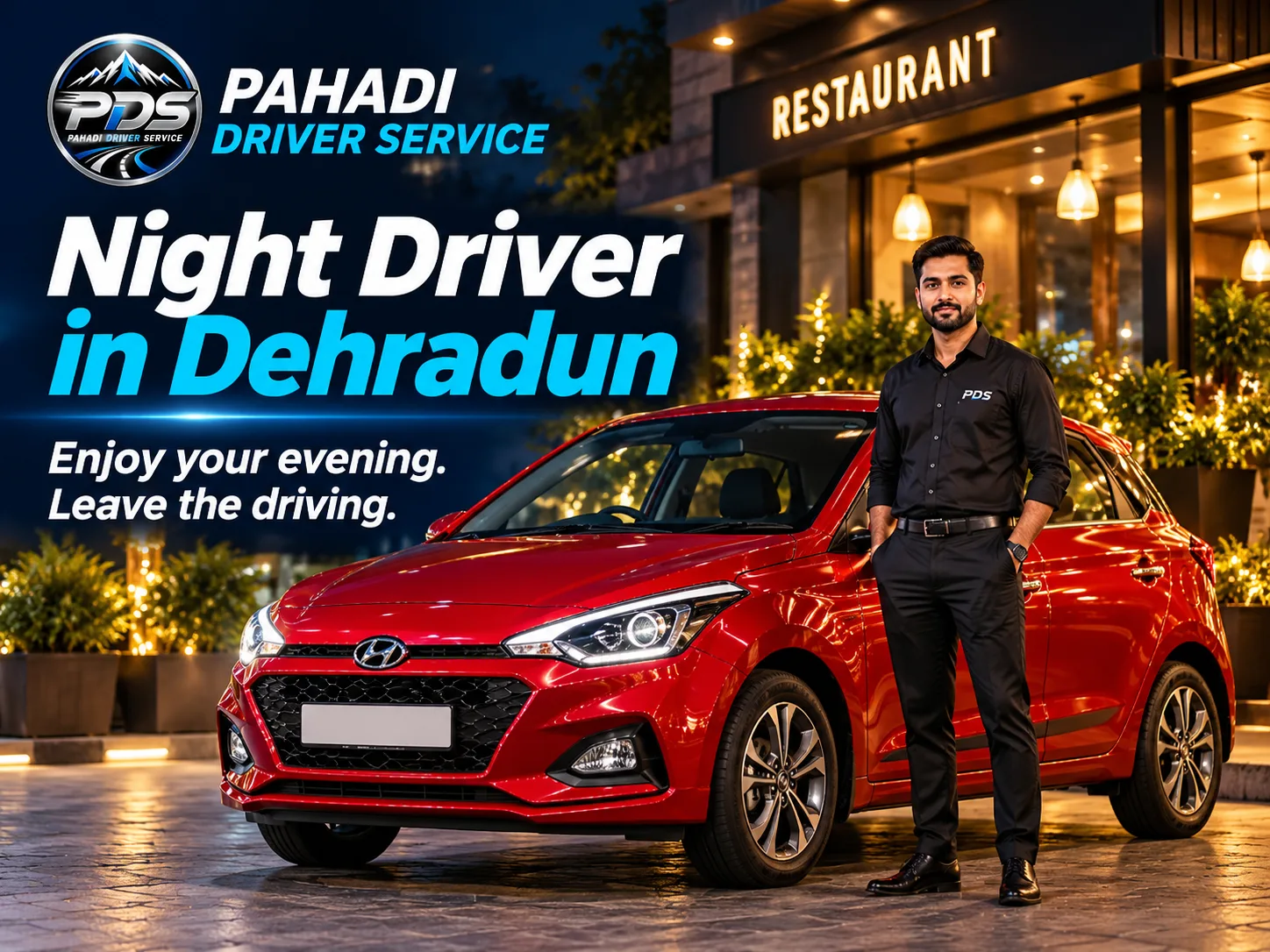 Night Driver in Dehradun — Safe Drop After Parties & Weddings — Pahadi Driver Service