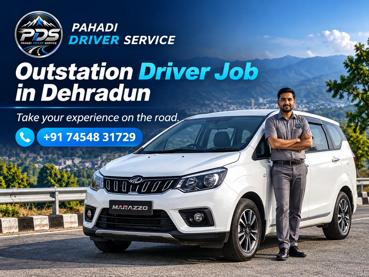Outstation Driver Job in Dehradun — Pahadi Driver Service