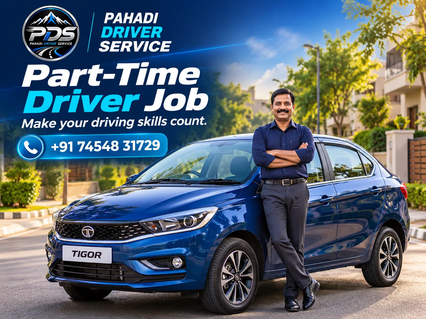 Part-Time Driver Job in Dehradun — Pahadi Driver Service