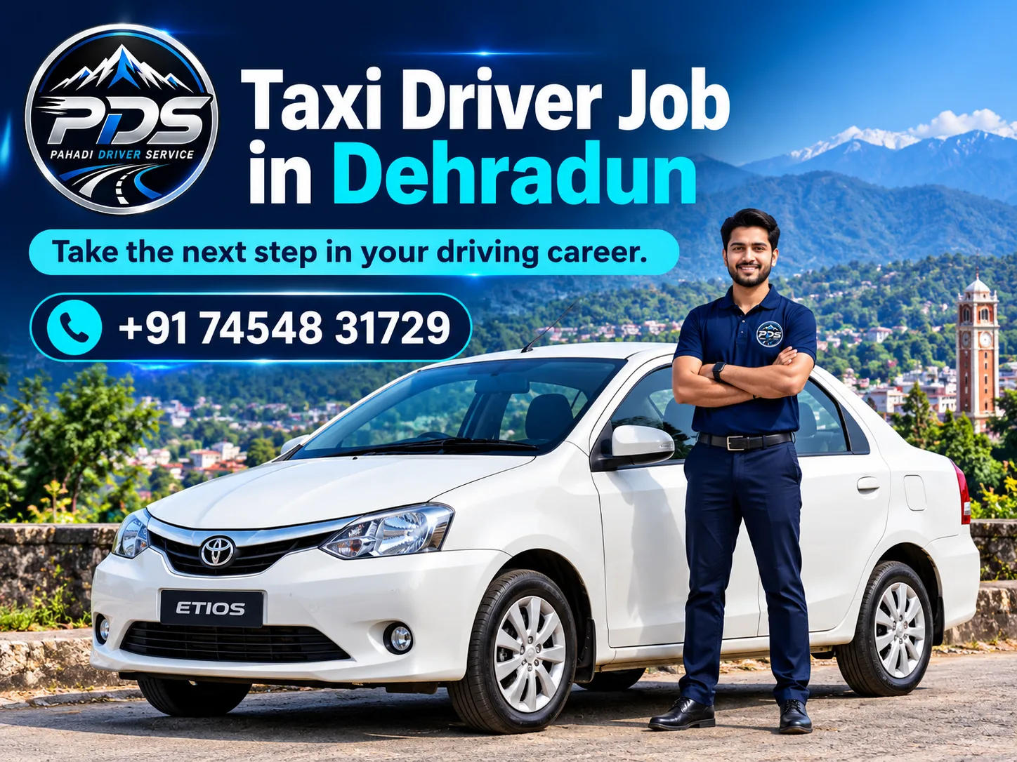 Taxi and Cab Driver Jobs in Dehradun — Pahadi Driver Service